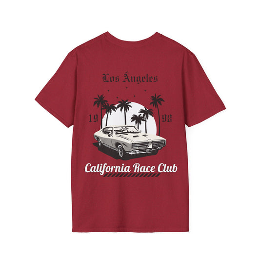 "California Race Club" Dark Red Tee