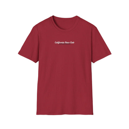 "California Race Club" Dark Red Tee