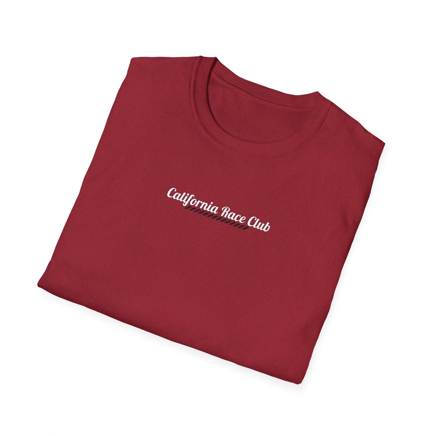 "California Race Club" Dark Red Tee