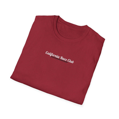 "California Race Club" Dark Red Tee