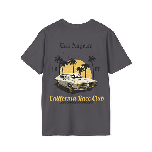 "California Race Club" Charcoal Tee