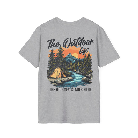 "The Outdoor Life" Sport Grey Tee